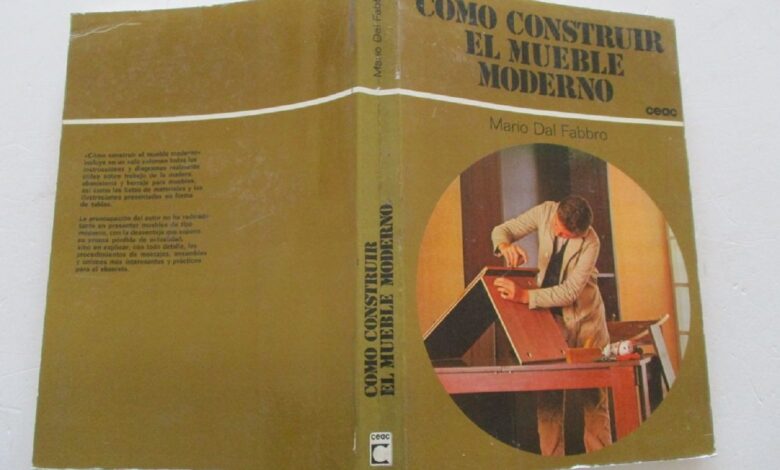 Libro Cómo construir el mueble moderno por Mario Dal Fabbro