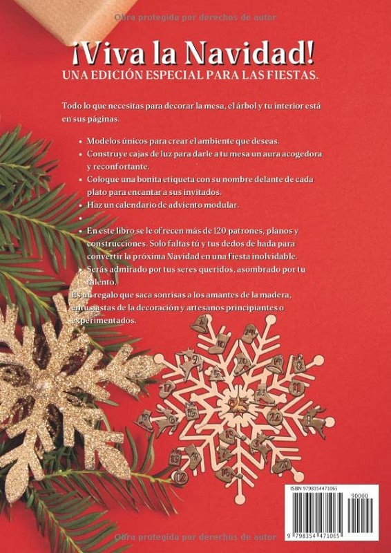 Libro MARQUETERIA Especial Navidad + de 120 patrones por DIY Productions pour tous
