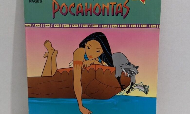 Libro: Disney Pocahontas - Pintura gigante con agua por Walt Disney Company